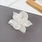 Flower Cellulose Acetate(Resin) Claw Hair Clips, Hair Accessories for Girl Women, Snow, 55x41mm