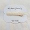 Imitation Pearl Alligator Hair Clips, Hair Accessories for Woman Girls, Rectangle, 60mm