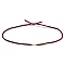 Nylon Cords Necklace Making, with Golden Brass Findings, Long-Lasting Plated, Brown, 22~22.8 inch(56~58cm), Hole: 1.7mm