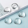 Transparent Half Round Glass Cabochons X-GGLA-R027-30mm-8