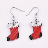 Printed Basswood Dangle Earring EJEW-JE03155-02-1