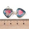 Dyed Synthetic Imperial Jasper Pendants G-P529-08G-08-3