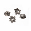 Tarnish Resistant 5-Petal 304 Stainless Steel Bead Caps STAS-D111-44-1