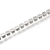 304 Stainless Steel Rhinestone Cup Chain Bracelets AJEW-B004-01B-A-4