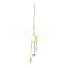 Hanging Crystal Aurora Wind Chimes HJEW-Z003-11-2