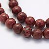 Natural Crazy Agate Beads Strands G-G707-8mm-A04-3