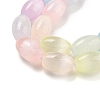 Macaron Color Natural Selenite Beads Strands G-B102-A01-01-3