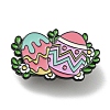 Easter Rabbit Egg Flower Enamel Pins JEWB-P028-B03-1