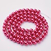 Glass Pearl Beads Strands HY-10D-B57-1