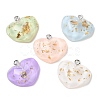 Translucent Resin Pendants RESI-A025-05C-1