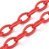 3Pcs 3 Colors Personalized ABS Plastic Cable Chain Necklaces NJEW-JN03484-03-4