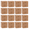 Square Kraft Paper Folding Boxes CON-WH0094-09-1