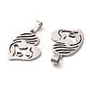 Mother's Day 201 Stainless Steel Pendants STAS-K251-027P-2