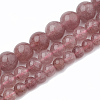 Natural Strawberry Quartz Beads Strands G-S295-15-8mm-2