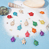 SUNNYCLUE Dyed Synthetic Turquoise Pendants G-SC0002-35-4