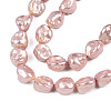 ABS Plastic Imitation Pearl Beads Strands KY-N015-15-B02-3