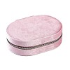 Italian Velvet Double Layers Jewelry Set Storage Zipper Boxes CON-G023-10-2