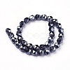 Non-magnetic Synthetic Hematite Beads Strands G-F613-01-D-1