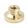 Texture Theme Roung Brass Stamp Head AJEW-M036-06O-G-3