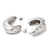 304 Stainless Steel Twist Arch Stud Earrings EJEW-B026-12P-2