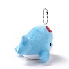 PP Cotton Mini Animal Plush Toys Dolphin Pendant Decoration X-HJEW-C002-01C-2