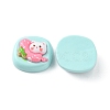 Opaque Cute Cartoon Resin Cabochons CRES-O006-06E-2