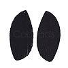 Eco-Friendly Sheepskin Leather Big Pendants FIND-S301-10F-2