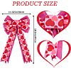 Heart Pattern Polyester Bowknots DIY-WH0308-381A-2