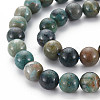 Natural Chrysocolla Beads Strands G-S376-004C-3