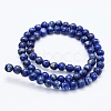 Natural Lapis Lazuli Beads Strands X-G-F561-6mm-G-2