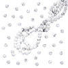  2 Strands Frosted Synthetic Howlite Round Bead Strands G-PH0019-33-1