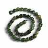 Natural Green Jasper Beads Strands G-D0002-D79-2