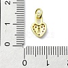 Brass Micro Pave Colorful Cubic Zirconia Pendants KK-H475-14G-07-3