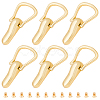 WADORN 6 Sets Alloy Package Clasp PURS-WR0001-06-1