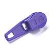 Spray Painted Alloy Replacement Zipper Sliders PALLOY-WH0067-97V-2