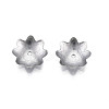 Non-Tarnish 304 Stainless Steel Bead Caps STAS-S057-51B-P-2