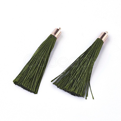 Polyester Tassel Big Pendant Decorations X-FIND-E018-D14-1