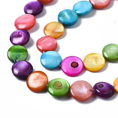 Natural Freshwater Shell Beads Strands SHEL-S278-019A-1