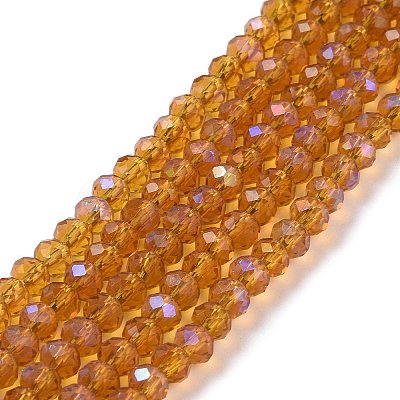 Electroplate Glass Beads Strands X1-EGLA-A034-T6mm-L01-1