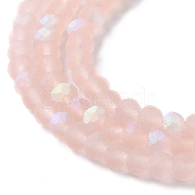 Transparent Glass Beads Strands EGLA-A044-T4mm-MB22-1