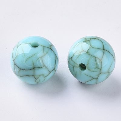 Acrylic Beads OACR-S029-086A-02-1