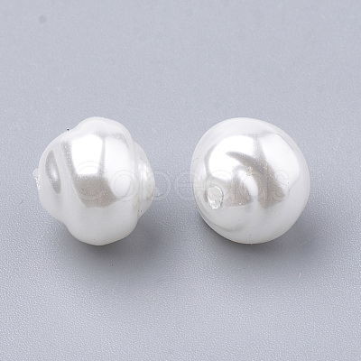 Eco-Friendly Plastic Imitation Pearl Beads MACR-T013-12-1