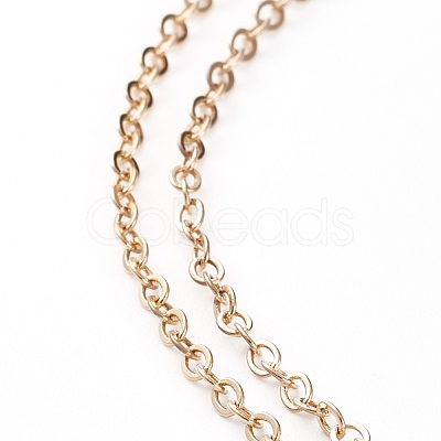 Brass Cable Chain Belts NJEW-C00016-1