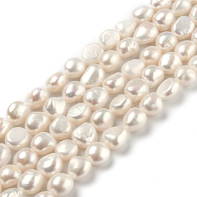 Natural Cultured Freshwater Pearl Beads Strands PEAR-L033-39D-1