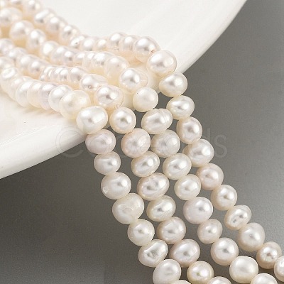 Natural Cultured Freshwater Pearl Beads Strands PEAR-C003-07E-1