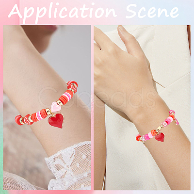 SUNNYCLUE DIY Valentine's Day Bracelet Making Kit DIY-SC0023-41-1