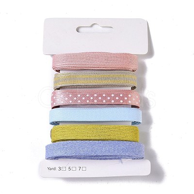 Polyester & Polycotton Ribbons Sets SRIB-P022-01C-08-1