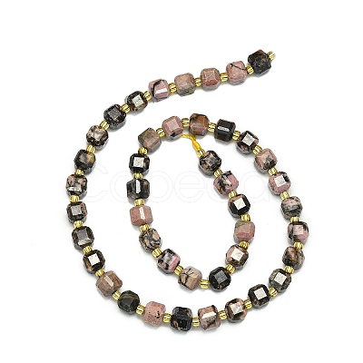 Natural Rhodonite Beads Strands G-I376-D15-01-1