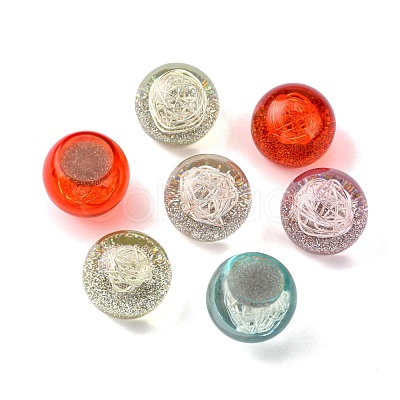 Transparent Acrylic Cabochons MACR-S361-05-1