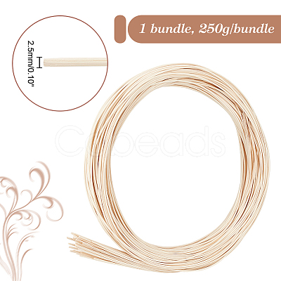 Round Natural Rattan Wicker Strips AJEW-WH0258-945A-1